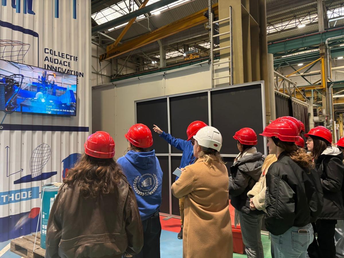 Visite de l'EPF Saint-Nazaire chez Naval Group