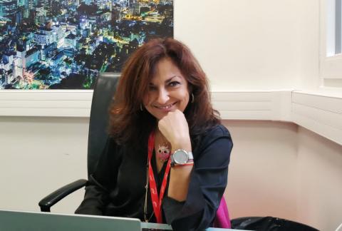 Portrait de Eugenia LLAMAS, nouvelle Directrice du Développement International de l'EPF École d'ingénieur·e·s