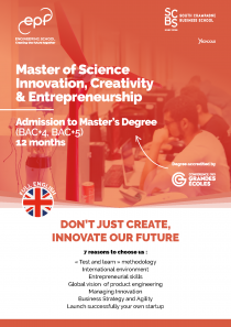 2022-2023 Master of Science Innovation, Creativity & Entrepreneurship brochure