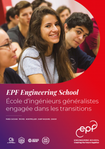 EPF Engeering School - visuel de la brochure générale 2023-2024