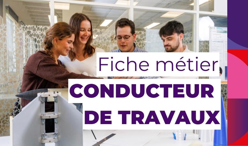 fiche métier conducteur travaux